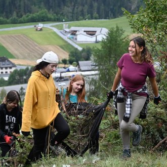 Umwelteinsätze im Unterengadin